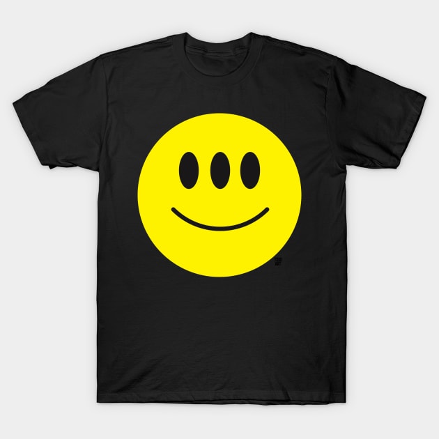 SMILEY FACE T-Shirt by toddgoldmanart